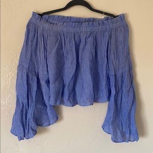 Crop off the shoulder GB top!